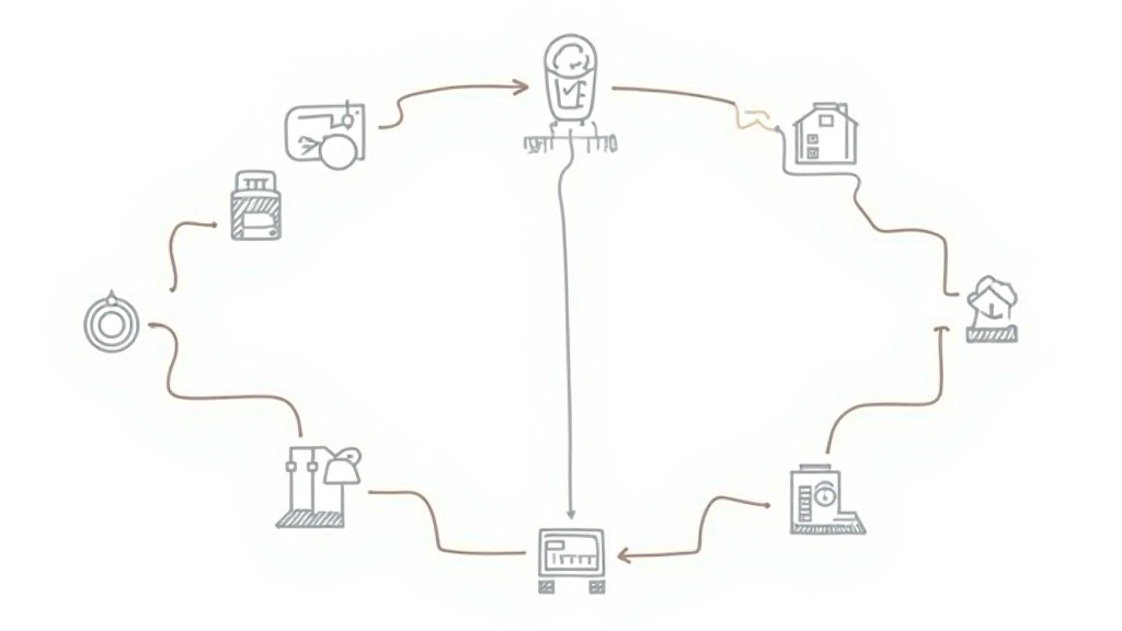 Schematische Darstellung des EEG-Umlageflusses von erneuerbaren Energien zum Verbraucher